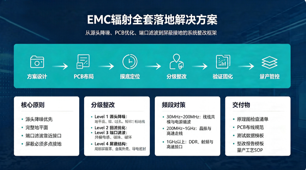 EMC 辐射（RE 30MHz～6GHz）全套落地解决方案